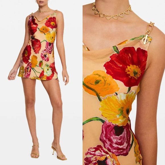 Cult Gaia Nerida Mini Floral Dress - Picture 3 of 16